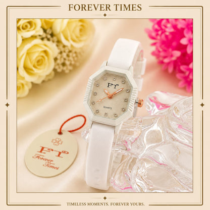 FT Aurora Rubber Belt Watch Forever Times