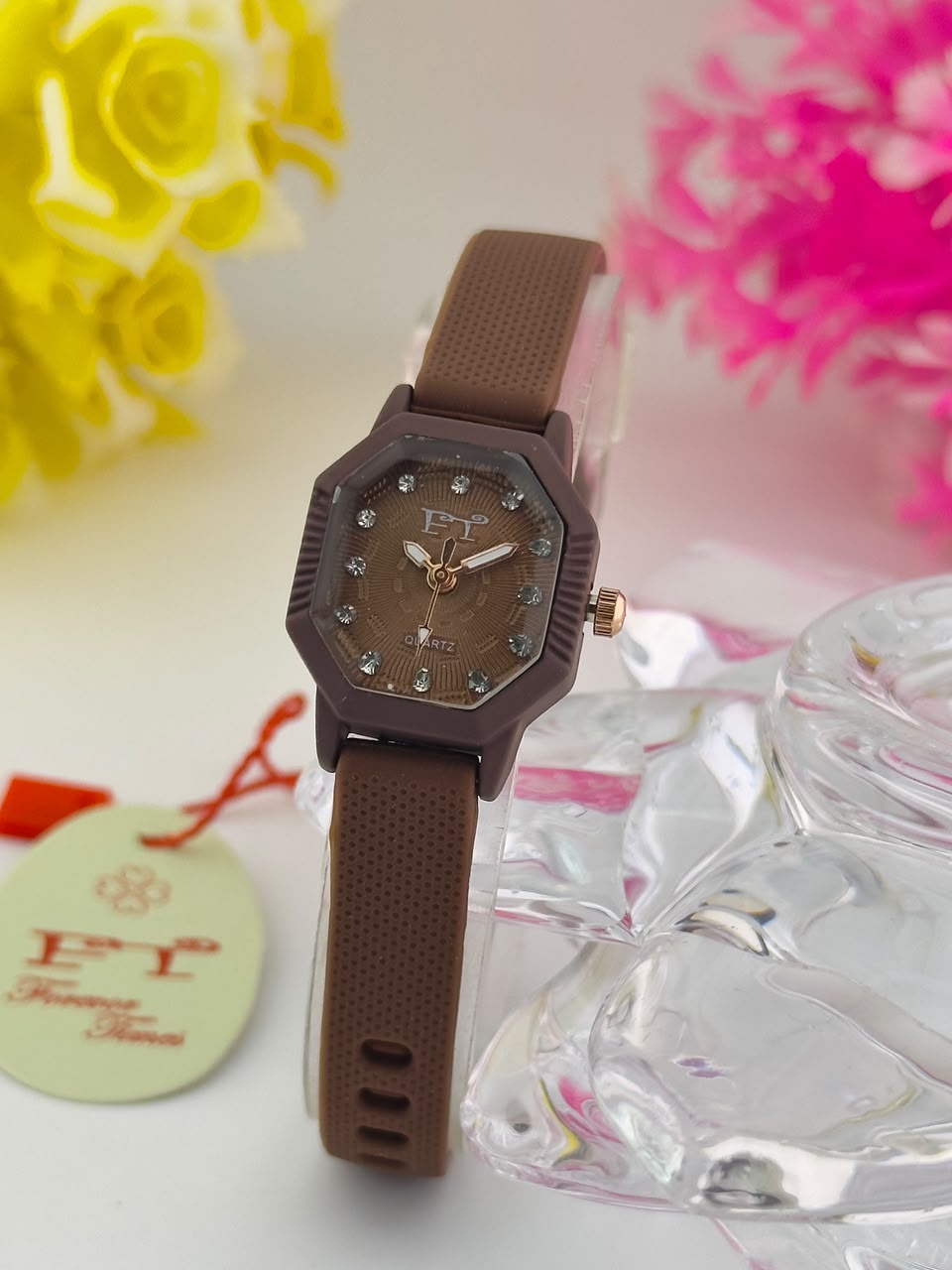 FT Aurora Rubber Belt Watch Forever Times
