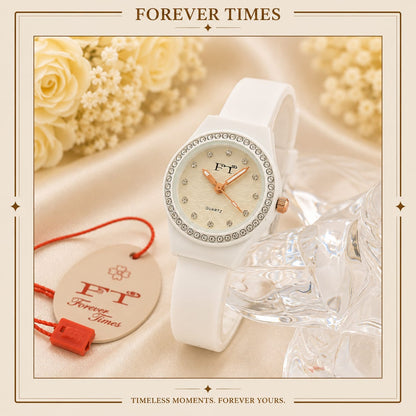 FT Classic Rubber Belt Watch Forever Times