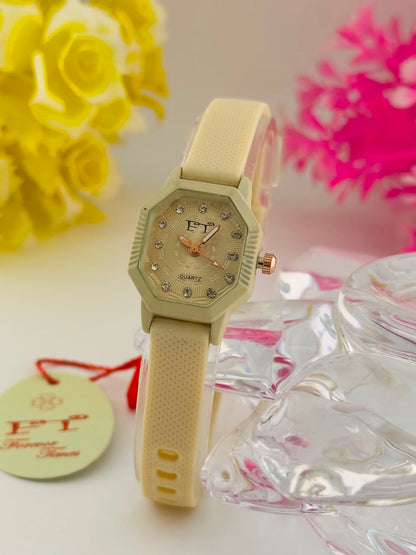 FT Aurora Rubber Belt Watch Forever Times