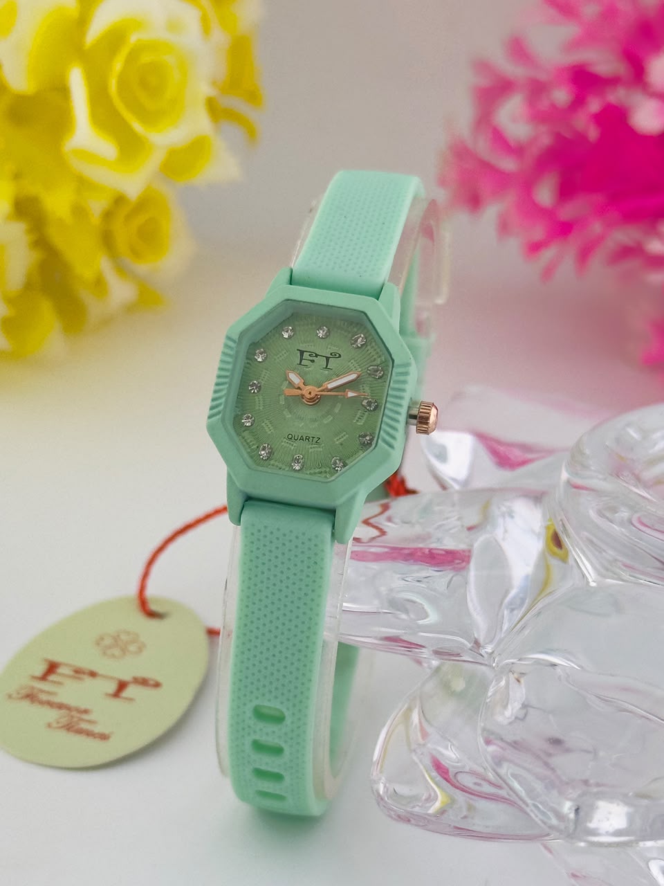 FT Aurora Rubber Belt Watch Forever Times